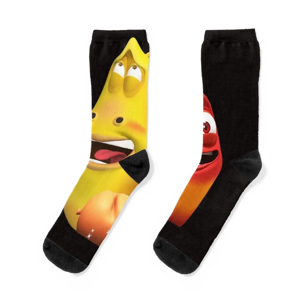 

Larva animation series - larva cartoon 2023 Socks hiking Novelties valentine gift ideas gifts Socks For Men Women's