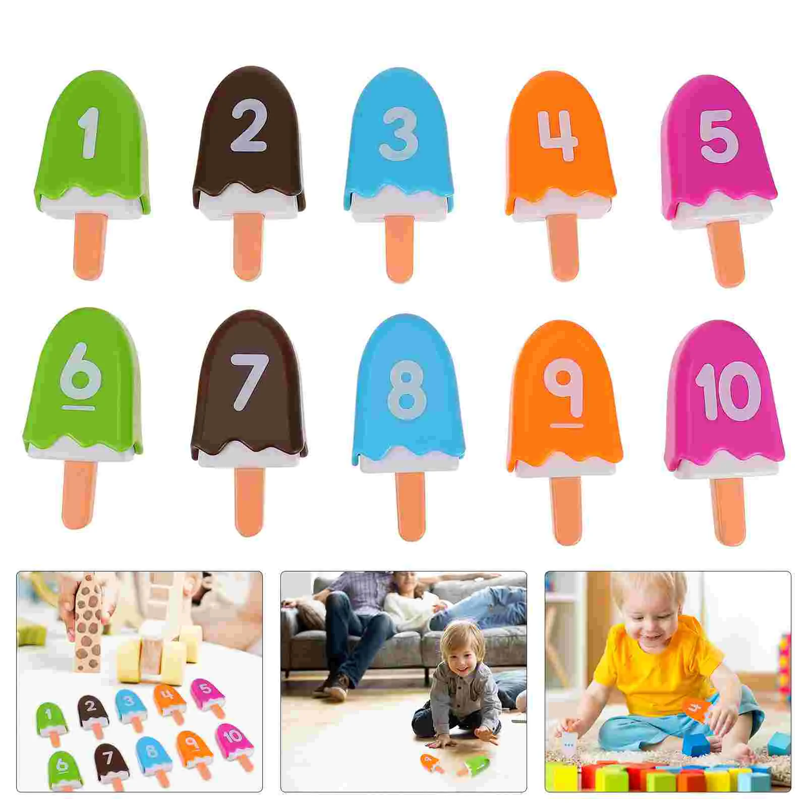 

Educational Toys for Kids Matching Cognitive Plaything Number Sorting Game Children's