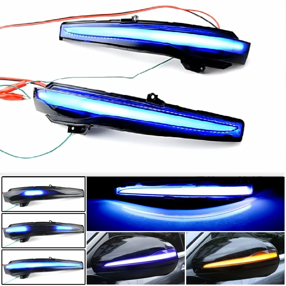 For Mercedes Benz C E S GLC W205 X253 W213 W222 V Class W447 Dynamic Sequential Turn Signal Side Mirror Indicator Light -X39A