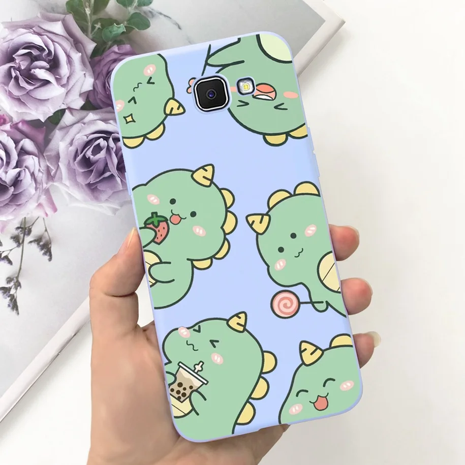For Samsung Galaxy J7 Prime Case SM-G610F Shockproof Cover Fashion Flower Soft Silicone Phone Cases For Samsung J2 J5 Prime Capa
