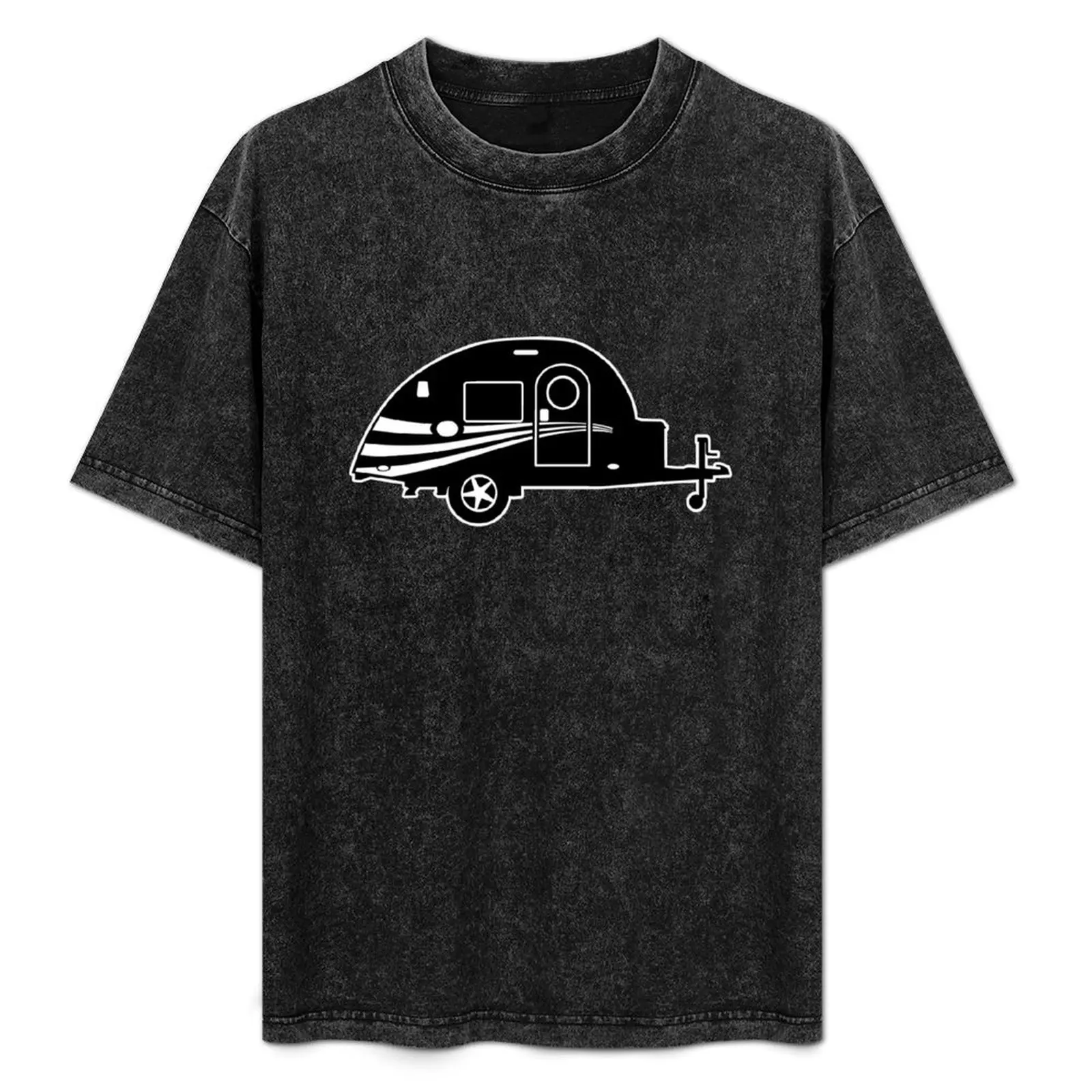 Teardrop Camping / Travel Trailer T-Shirt customizeds graphic shirts anime clothes essential t shirt mens t shirt