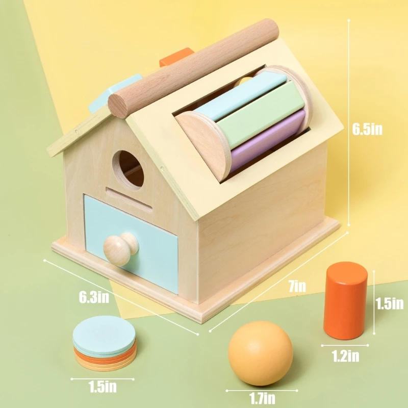 Jouet assorti à géométrie solide, jouet éducatif d'apprentissage pour bébés enfants D5QF