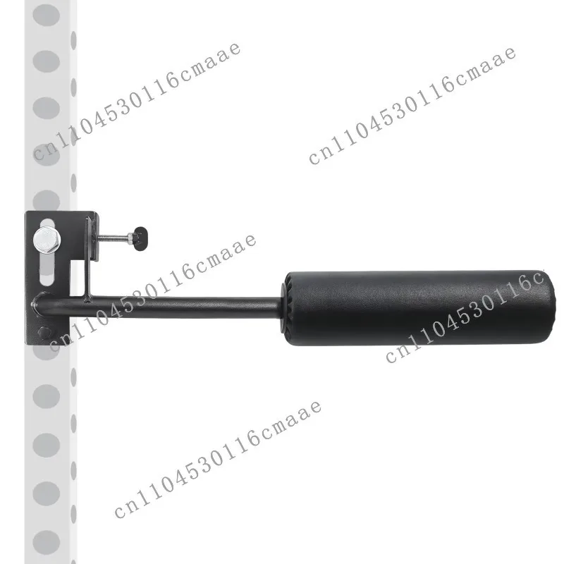Heavy duty leg bifurcation squat trainer for strength racks, leg flexion and extension trainers