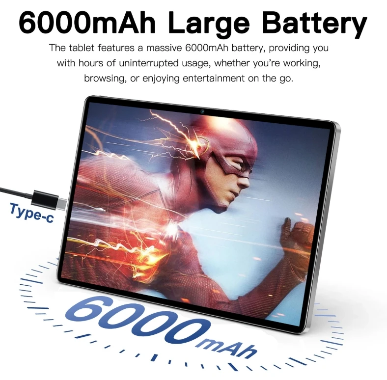 كمبيوتر لوحي JDL PB14 Pro 14 بحد أقصى 10.1 بوصة، 800*1280,3+64 جيجابايت، شريحة 6750، بطارية 2 ميجابكسل + 5 ميجابكسل، بطارية 6000 مللي أمبير في الساعة، وضع الاستعداد المزدوج بشريحتين