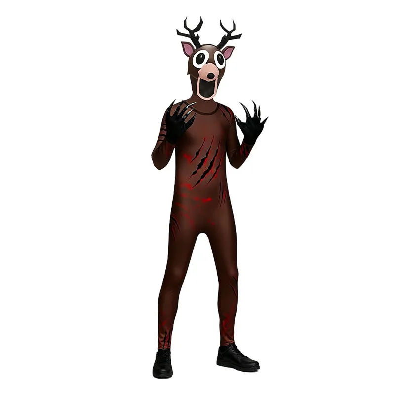 99 ليلة في الغابة الغزلان زي Fnaf الرهيبة هالوين زي ل كابوس الرنة عيد الميلاد لعب الأدوار زي