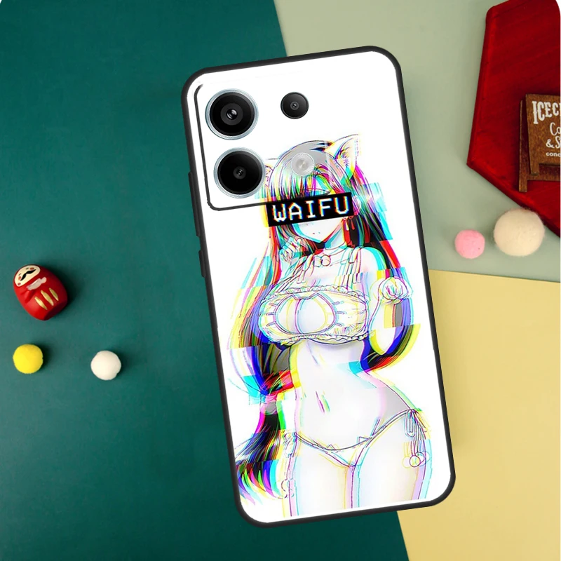 Sugoi Senpai Anime Waifu Sexy Girl Case For Xiaomi Redmi Note 12 11 10 9 13 Pro Plus 9S 10S 11S 12S Redmi 13C 9C 10C 12C Cover