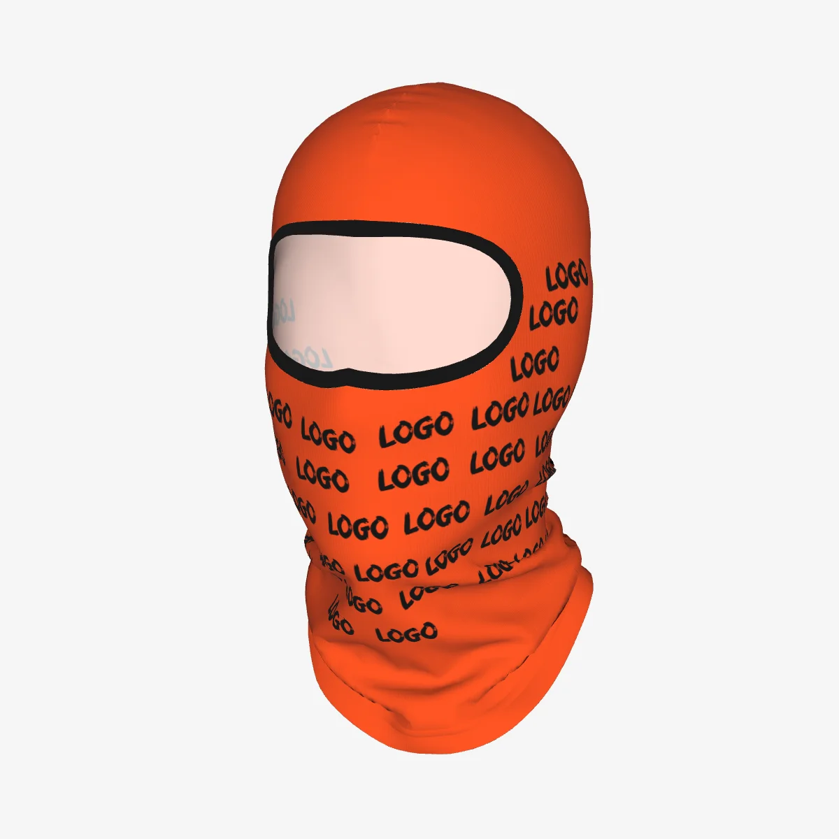 10pcs Customize Balaclava Full Face Mask Breathable Motorcycle Winter Warm Full Cover Caps Neck Windproof Dustproof Cycling Caps