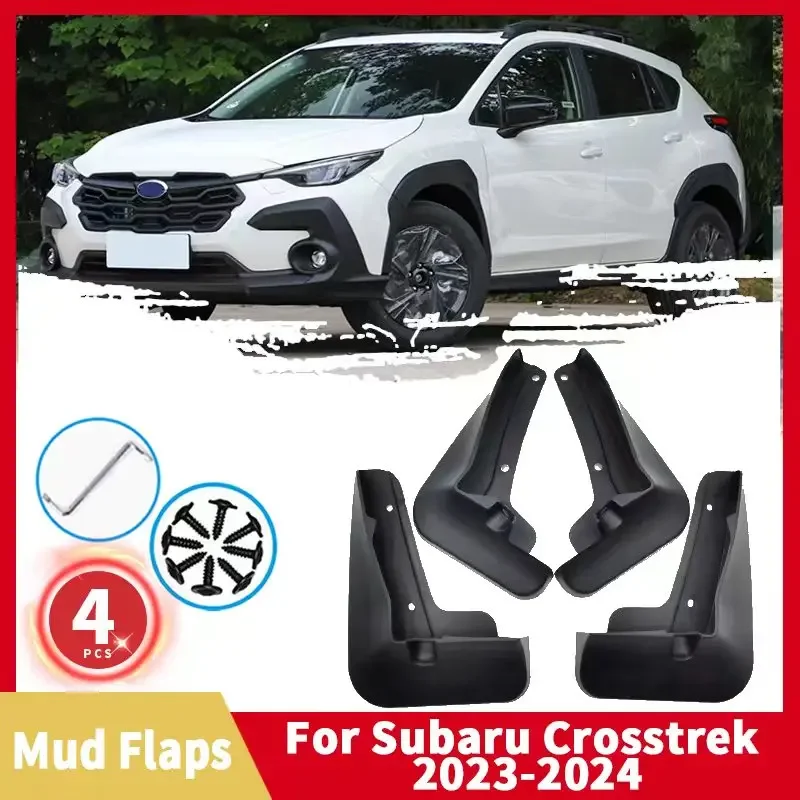 

For Subaru Crosstrek 2024 Mud Flaps Splash Guards MudFlaps Front Rear Fender Auto Protector Mudguards Car Accessories