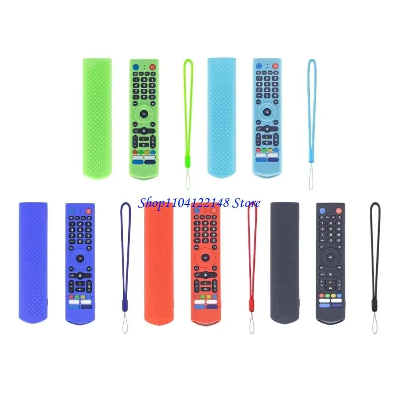 P9FA Remote Control Cover for VSEEBOX /V5/V7Pro Case Design for Antislip and Long Last Use MultiColor Option