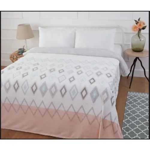 Özdilek Bettina Soft Printed Double Bed Blanket 180x220 cm