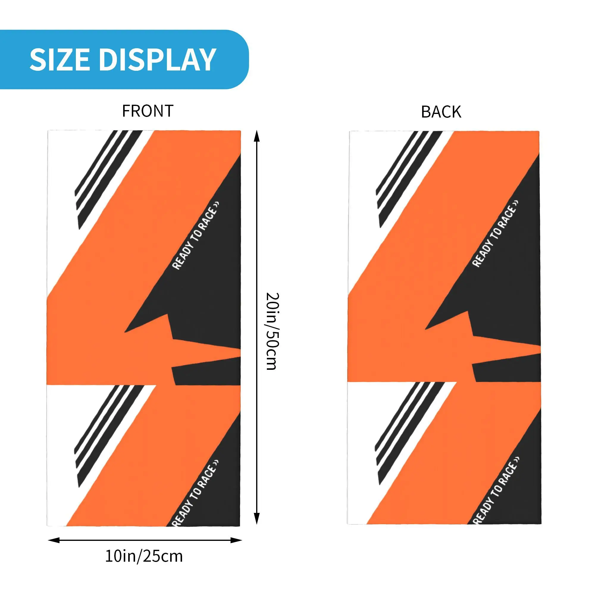 Custom Ready To Race Enduro Cross Motocross Motor Bandana Neck Gaiter Windproof Face Scarf Cover Men Hot Headband Tube Balaclava image 2