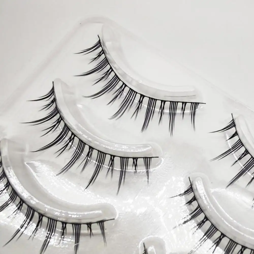 5คู่ขนตาปลอมธรรมชาติแถบ3D Faux Mink ปลอมธรรมชาติยาวโหดร้ายฟรี Wispy Lash Cils Peralatan Rias ขายส่ง