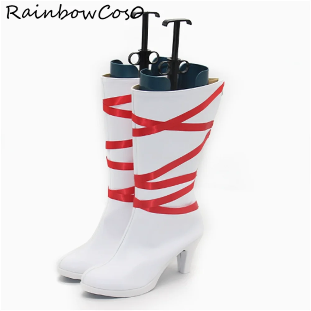 Kusakabe Maron Kaitou Jeanne Kamikaze Kaitou Jeanne Phanto Cosplay Schuhe Stiefel Spiel Anime Halloween Weihnachten RainbowCos0 W4571