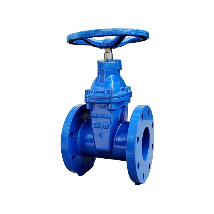 DIN3352 F4/F5 Cast Iron  Resilient Seated Non Rising Stem Water Gate Valve