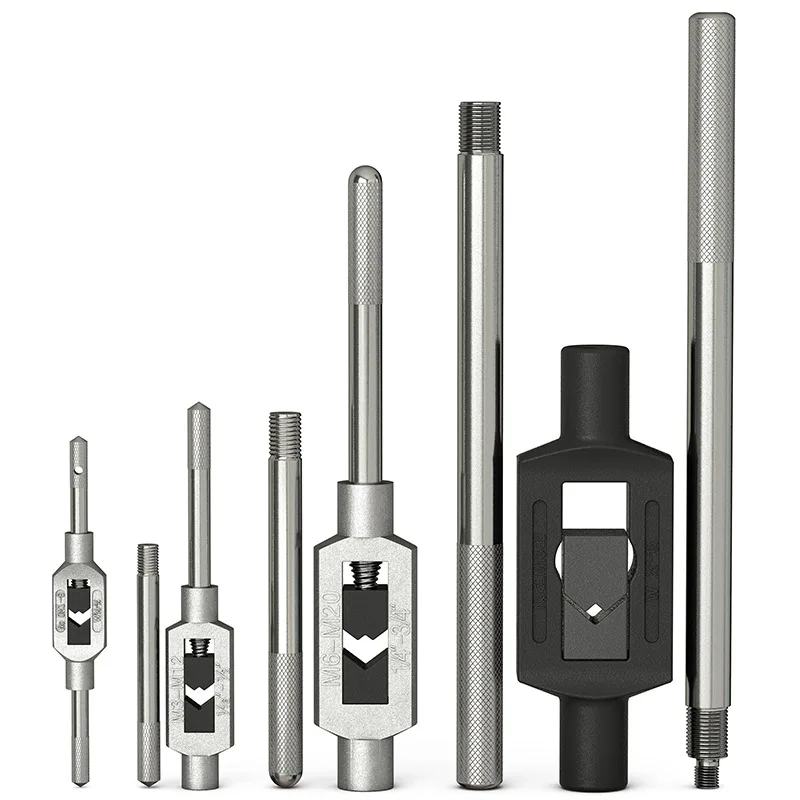 Tap, wrench, wire tapping and twisting hand, adjustable manual twisting hand tapping tool