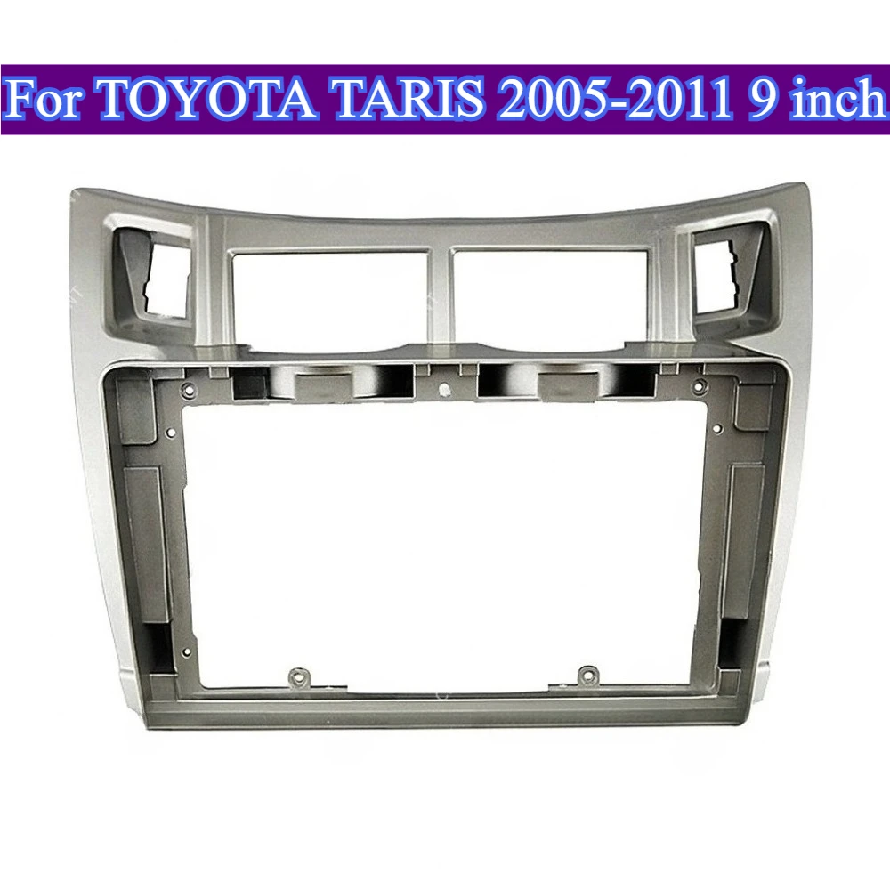 

For TOYOTA TARIS 2005-2011 9''Car Stereo Navigation Radio DVDMounting Frame Bracket Video Panel Player Audio Dashboard Mount Kit