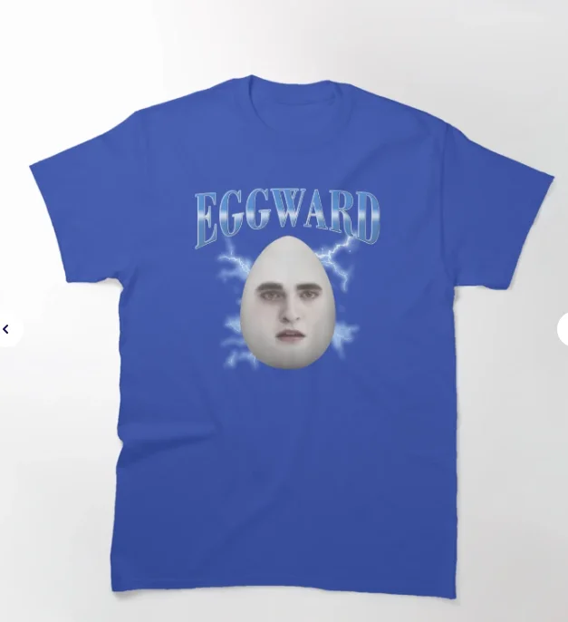 ميمي الشفق Eggward متعة تي شيرت إدوارد كولين روح الدعابة تي شيرت الرجال والنساء عادية القطن قصير الأكمام تي شيرت