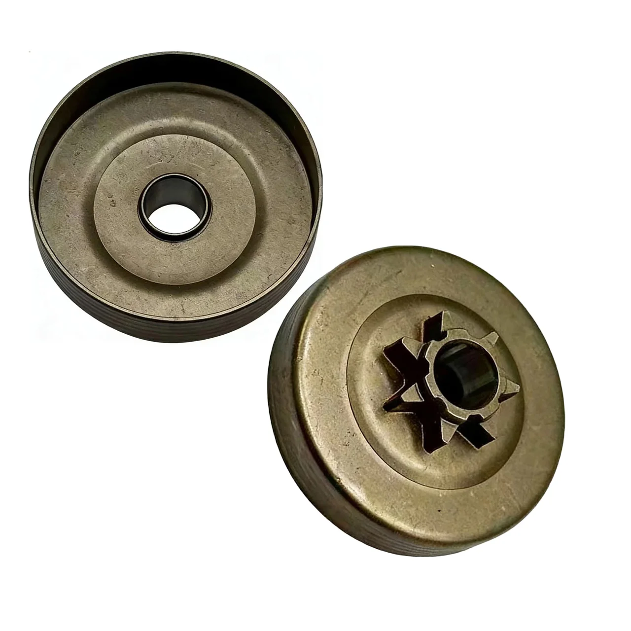 

Engine Chainsaw Clutch Drum Gear Turntable Replacement Compatible with 5200 5800 Models Aluminum Cast Iron Build