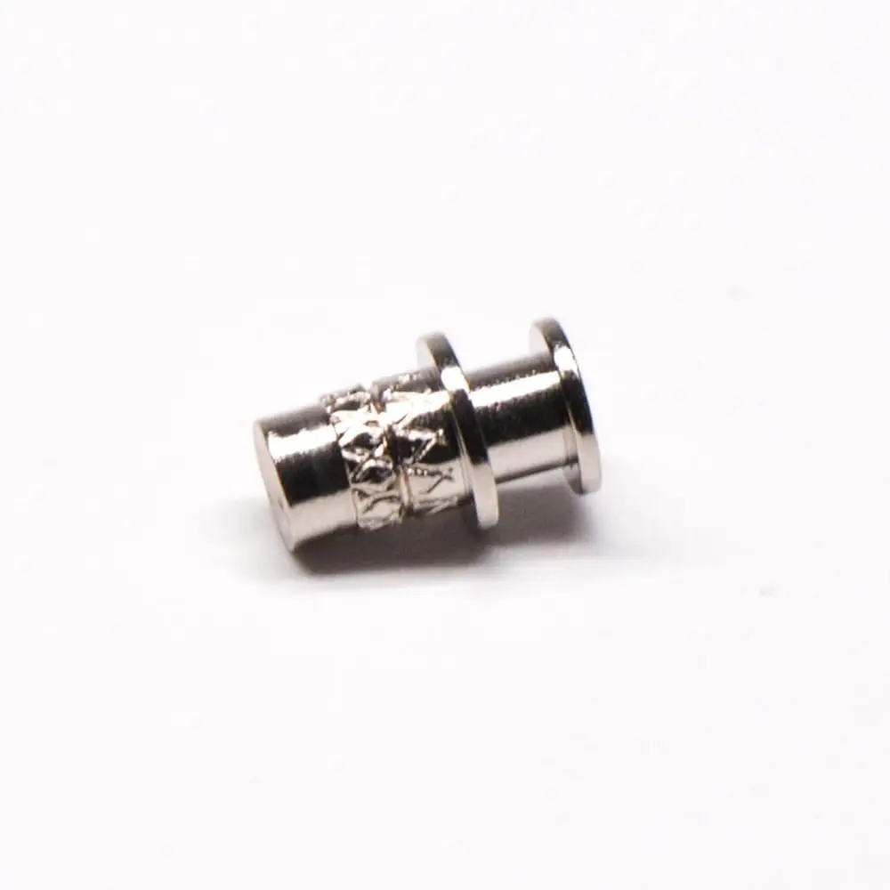 SMT Pogo Pin Contact Shaped Nickel Plating Plug-in Brass Straight Single Core Solder