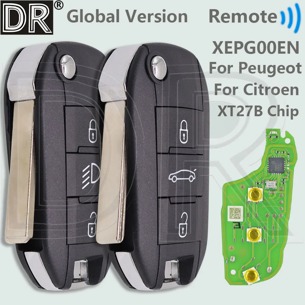 DR Xhorse VVDI XEPG00EN XT27B Super Chip Special Universal PCB Board Car Remote Key Or FOB Shell Case For Peugeot Citroen