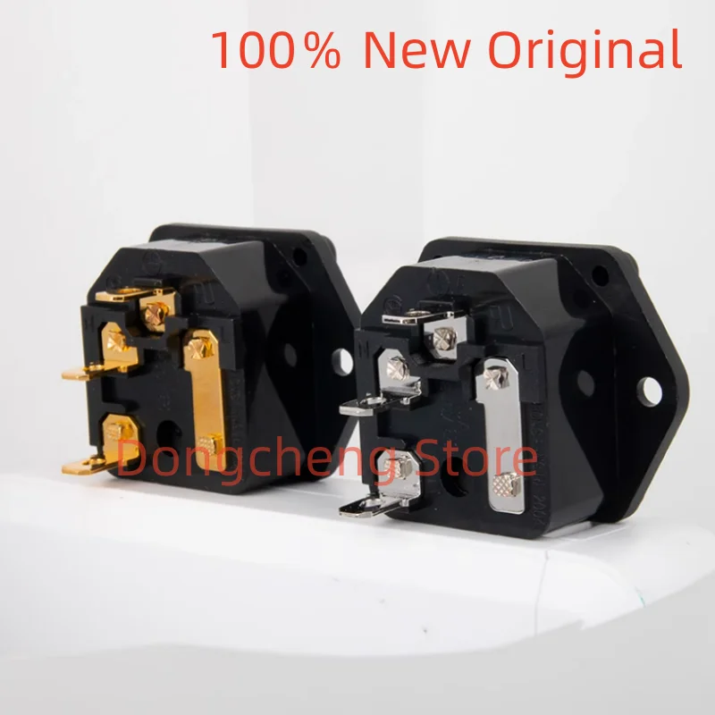 

1-5 шт. FURUTECH FI-03 Высококачественная розетка переменного тока, шнур, входной разъем, клеммный разъем IEC320-1 C14, штекер с держателем предохранителя, сделай сам