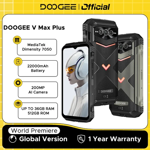 Versión Global Doogee V Max Plus Teléfono Resistente 6,58