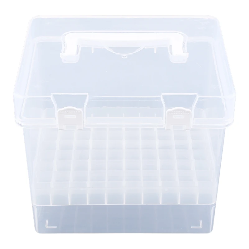 per pennarelli capacità per custodia, scatola plastica rigida con coperchio a scatto, portatile per 80