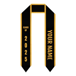 Graduation Sash Custom Your Name Class of 2024 Stole Shawls Graduate Wraps Scraf International Student Pride Gifts