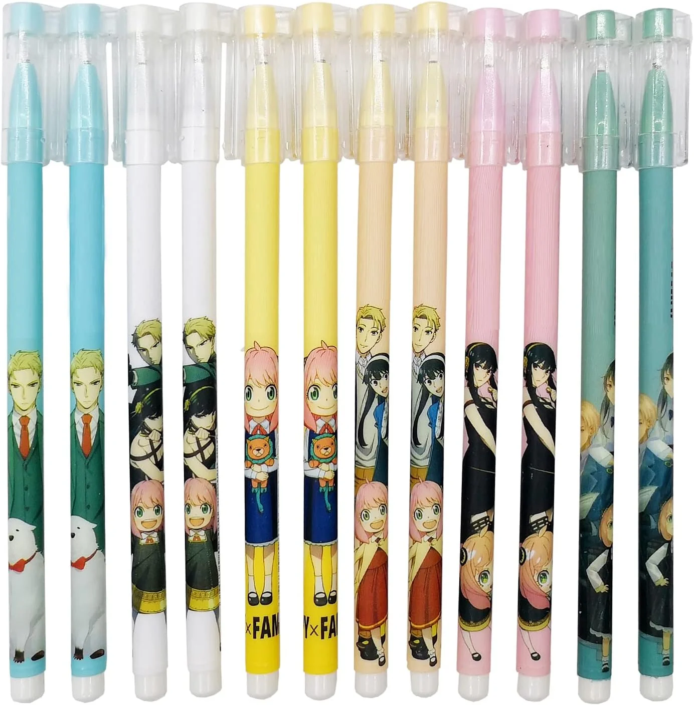 

SPY×FAMILY Anya Forger Gel Ink Pens, Cartoon Anime Stationery Pens for School, Birthday Presents for Teen Manga Collectors