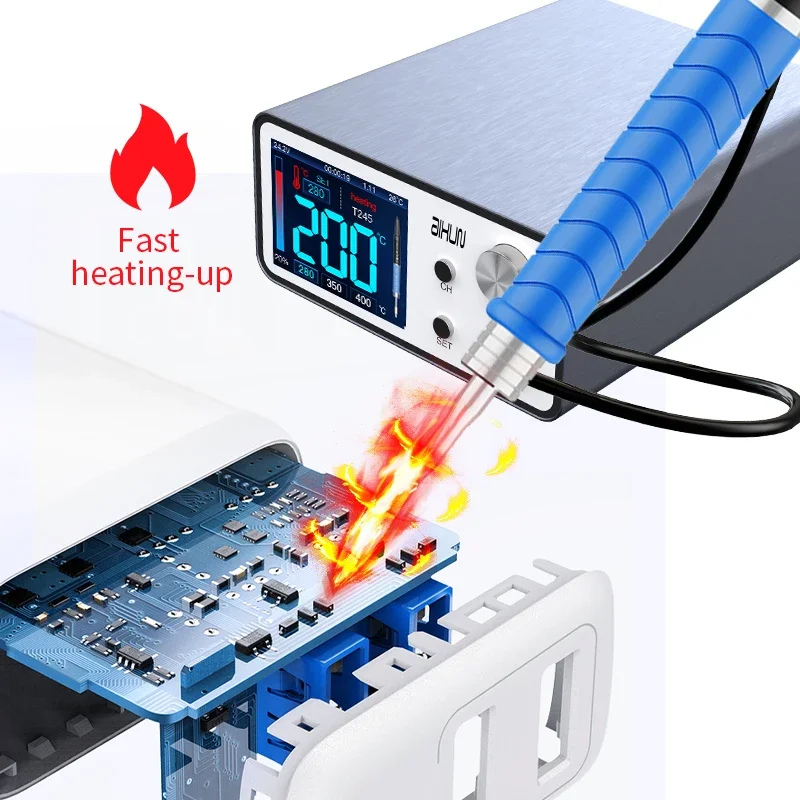 JC Aixun ujung besi solder, bebas timbal C245 C210 Set untuk JBC T245 AIXUN T3A T245 stasiun solder perbaikan besi solder listrik