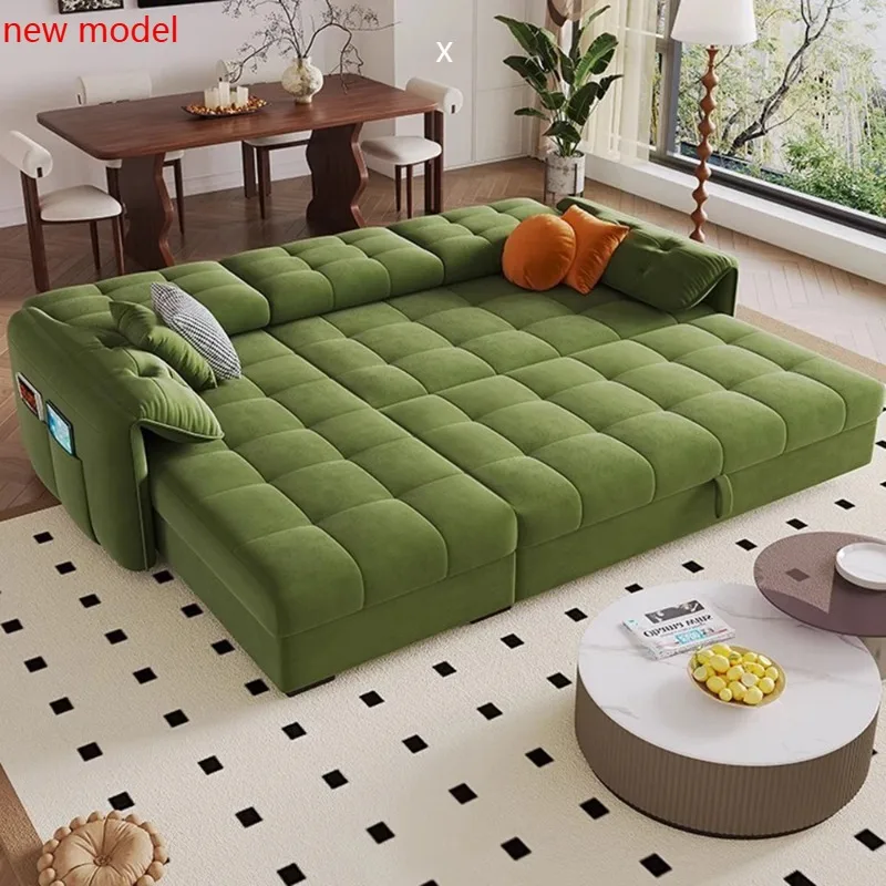 A178Folding Relax Sofas Bed Bedroom Multifunctional Modular Individual Sofa Convertible Pull Out Divani Da Soggiorno Home Decora
