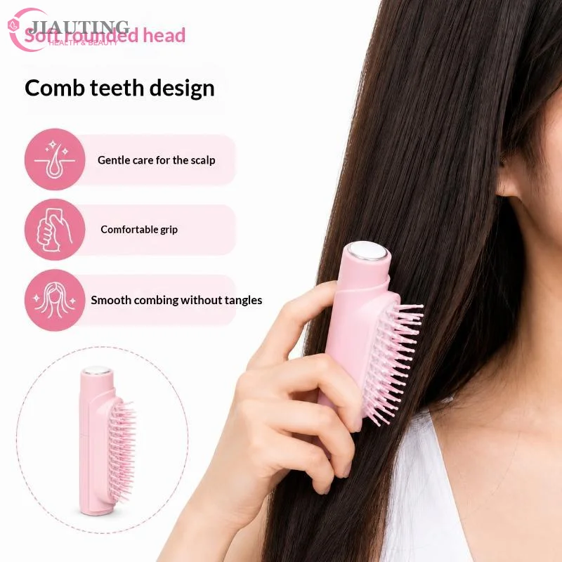 2in1 HairCare Sprayer Comb Detangling Scalp Massage Hairbrush With Spray Bottle Essential Oil Water Mist Spray Brush Anti-static