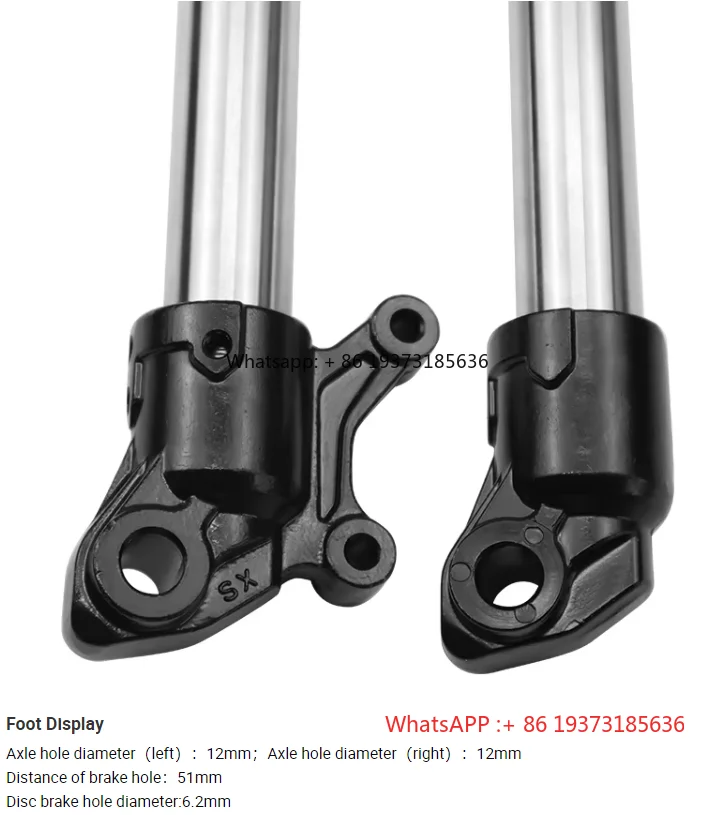 2026 New For Valtinsu Em5 YozmaIn10 Front Forks Tuttio Black Adjustable Damping Fork Hydraulic Inverted Front Fork