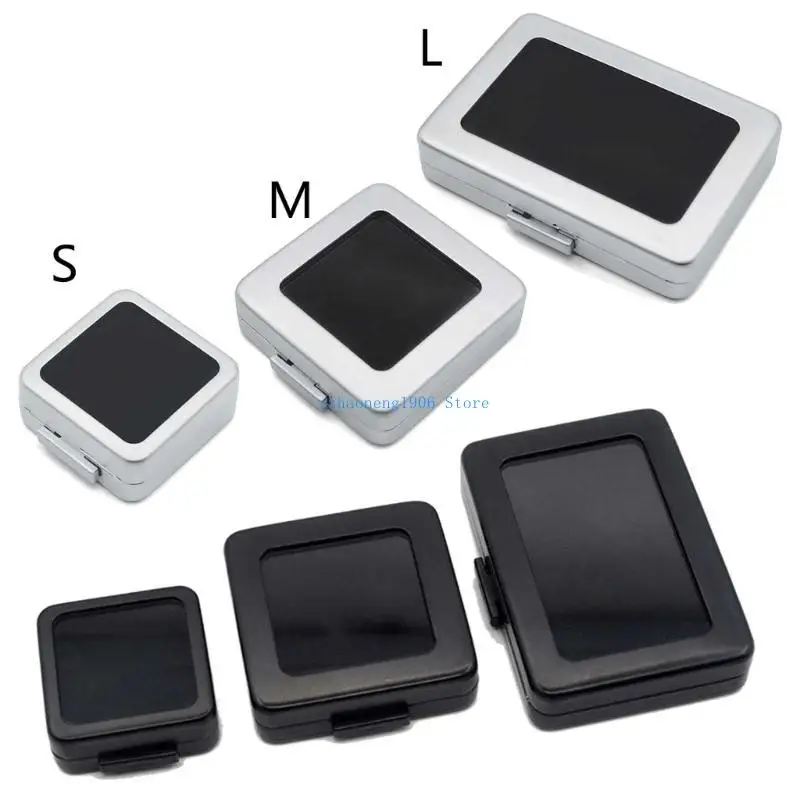 85LF Metall-Aufbewahrungsbox für lose Diamanten, Schmuck, Schiebeschnalle, Edelsteine,