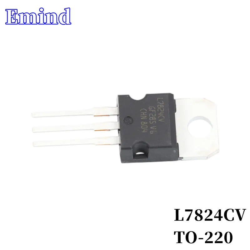 

10Pcs L7824CV TO-220 LDO 3-terminal Regulator IC DIP Low Dropout Regulator