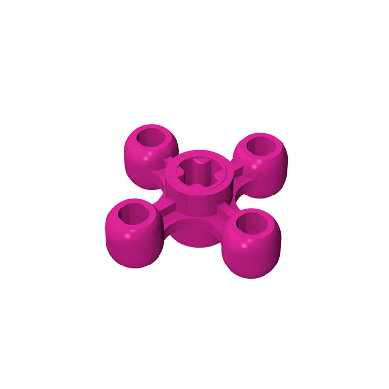 Gobricks 32072 10Pcs Gear Knob Cog Wheel Parts with Axle Hole Technic Bricks MOC Building Block Particle DIY Brain Game Toy Gift