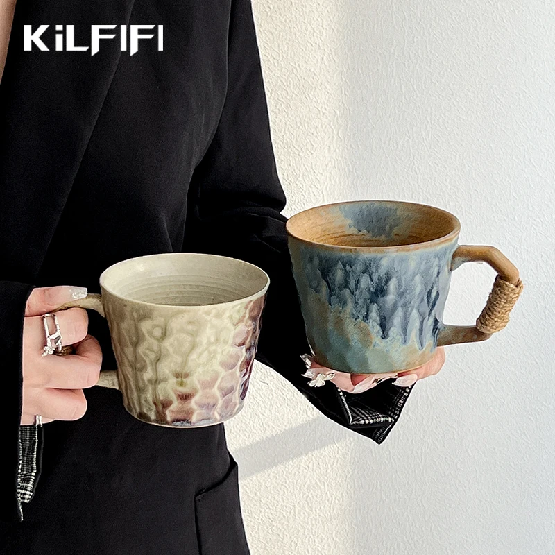 

Mug household creative ceramic underglaze color gradual change color suitable for office design sense niche couple coffee cup