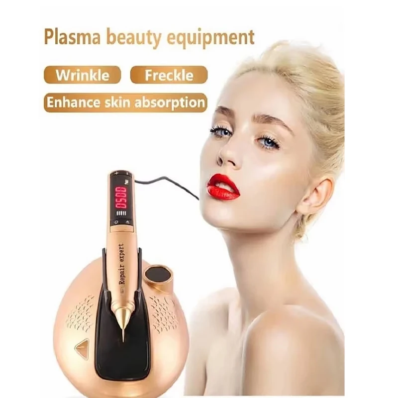 Golden Fibroblast Plasma Pen Face Lift Delicate Skin Machine For Skin Spot Mole Removal Korea Cold Plasma Ozone Beauty Machine