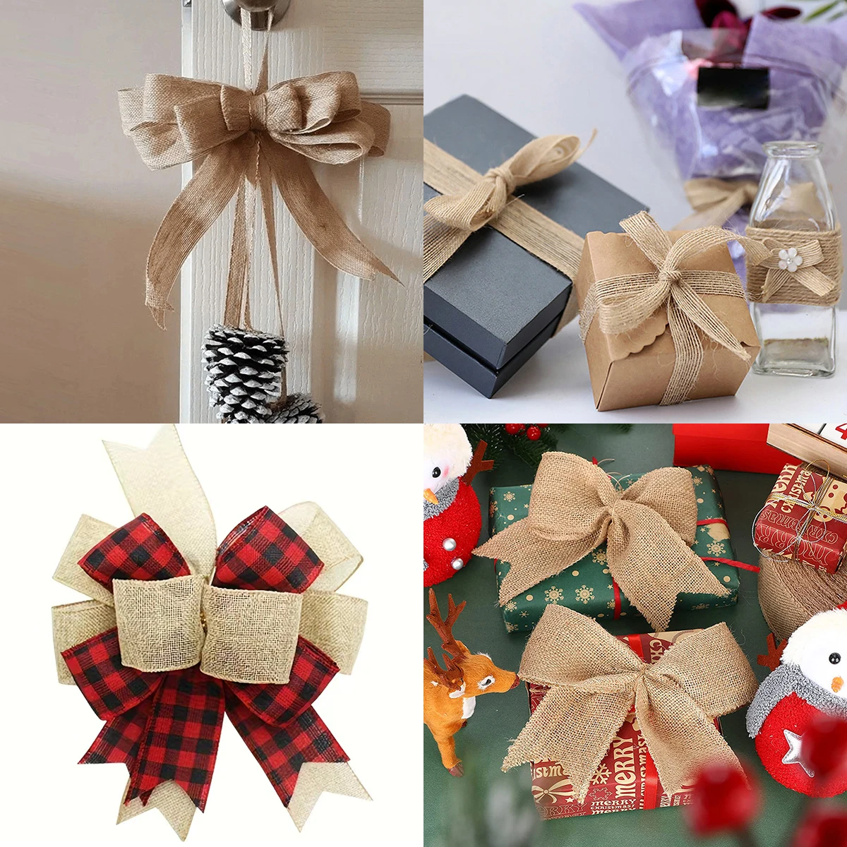 1-10 متر أشرطة الخيش الجوت الطبيعية خمر الكتان الخيش شريط قماش للحرف اليدوية باقة الزفاف تغليف الهدايا القوس