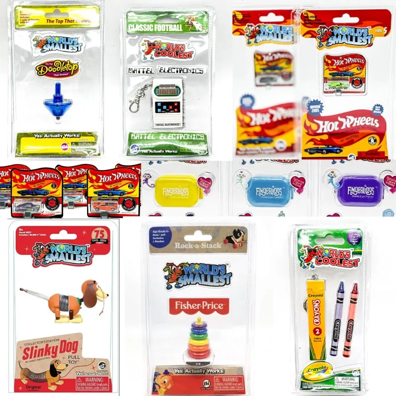 Genuine World Smallest Ultra Mini Classic Miniature Keychain Pendant Alloy Car Part Act Ually Works Graffiti Top Collecting Toy