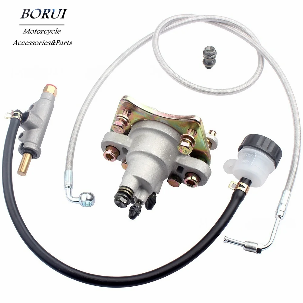 

Rear Brake Caliper upper and lower Pump Oil Pipe for Polaris Sportsman ATV 1910690 1910301