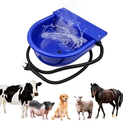 Automatic Cow Drinker Bowl Float Water Trough For Horse Goat Dog Water Bowl Supplies Sheep Cow 220V Electric Heating