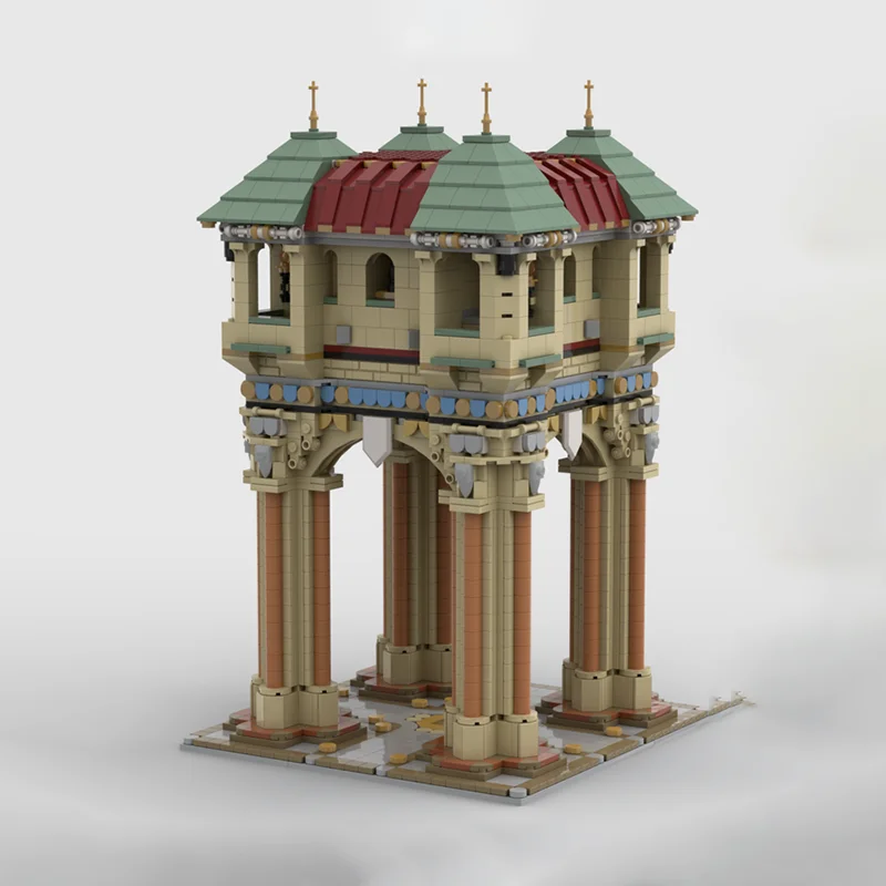 Stadt Street View Moc Bausteine Modulare Klassische Turm Modell Technologie Blöcke Weihnachten DIY Spielzeug Bau Urlaub Geschenke