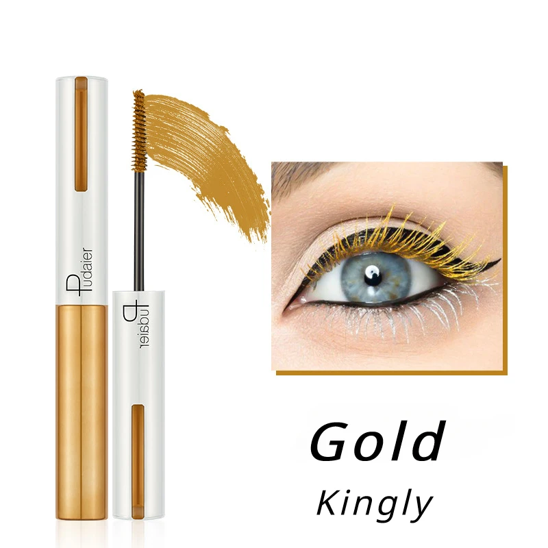 Fashion White Mascara Makeup 4D Silky Natural Long Lash Mascara Waterproof Mascara Extension Mascara arricciante a lunga durata Rimel