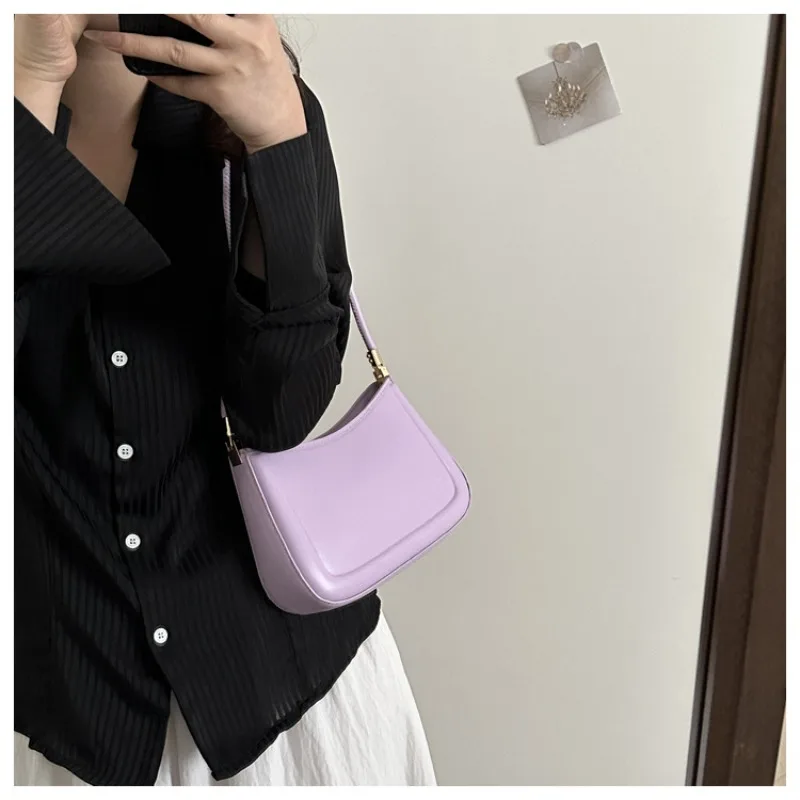 

French Niche Textured Handbag for Women 2024 New Underarm Shoulder Bag for Fashion High-end Shoulder Crossbody Small Square Bag