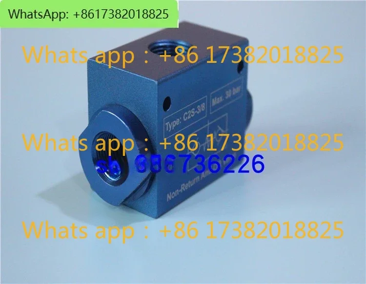 C2S-3/8 Two-way check valve C2-3/8 POSU shuttle valve, interface 3/8