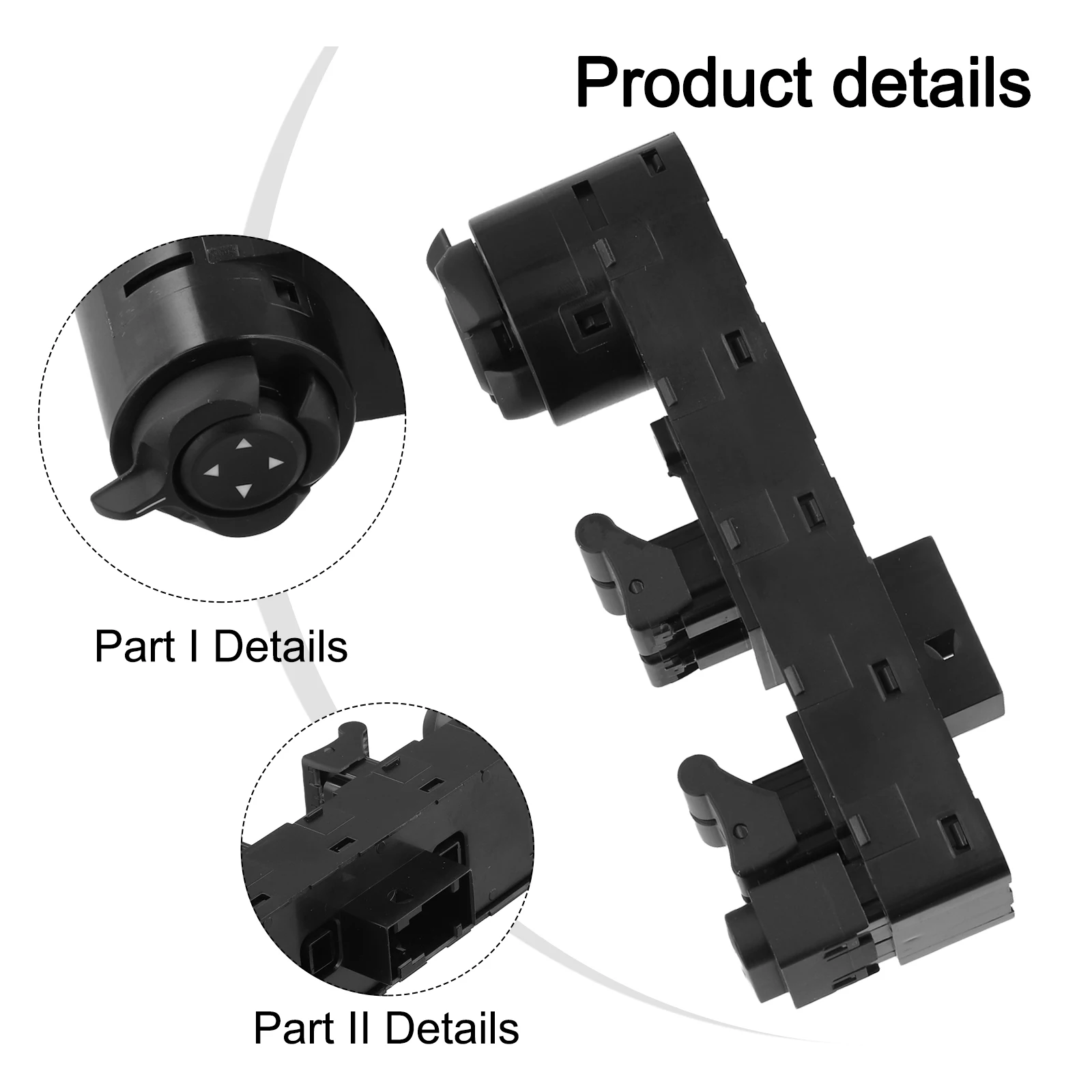 

Для Jeep, Renegade, для Liberty, переключатель стеклоподъемника для 2016 2023, OEM 735648127, переднее левое положение, простая замена