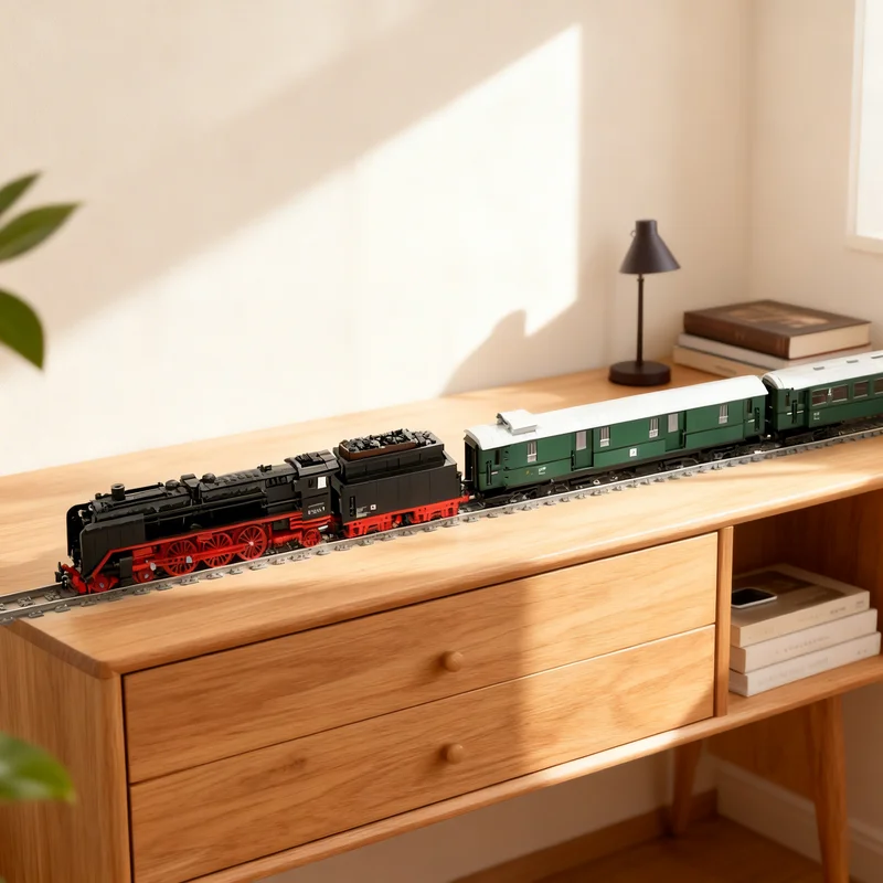 

5541 деталь MOC MOCPACK Паровоз BR01 с моделью поезда Era III, конструктор, архитектурная игрушка, рождественский подарок, кирпичики для детей, сделай сам