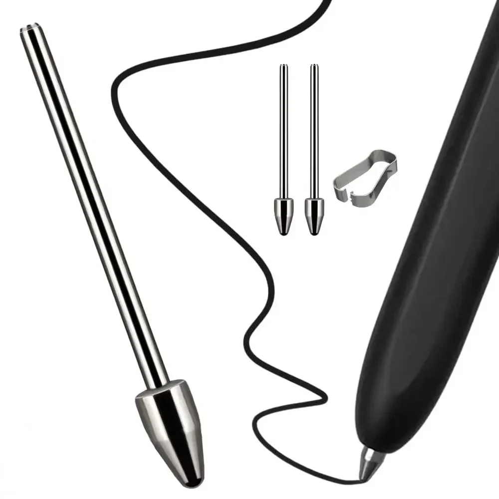 Tablet Pencil Nib Wear Resistant Replace Pen Stylus Tip Titanium Alloy Silver For Samsung Galaxy Tab S6 S7 S8 S9 S23 Note 10/20