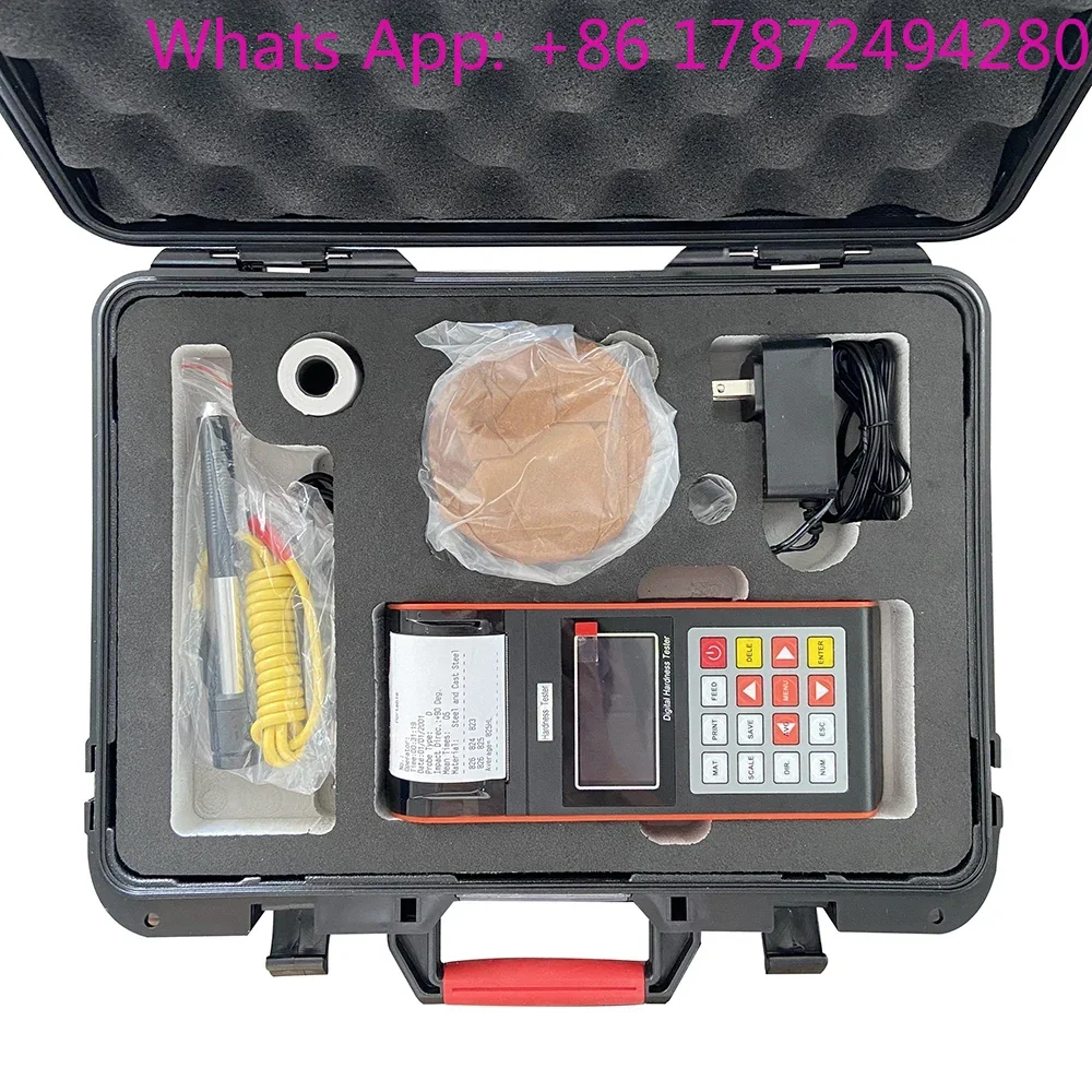 Metallographic Testing Instrument Ultra-Light Digital Metal Hardness Tester Portable Rock Salt Testing Tool for Field Use